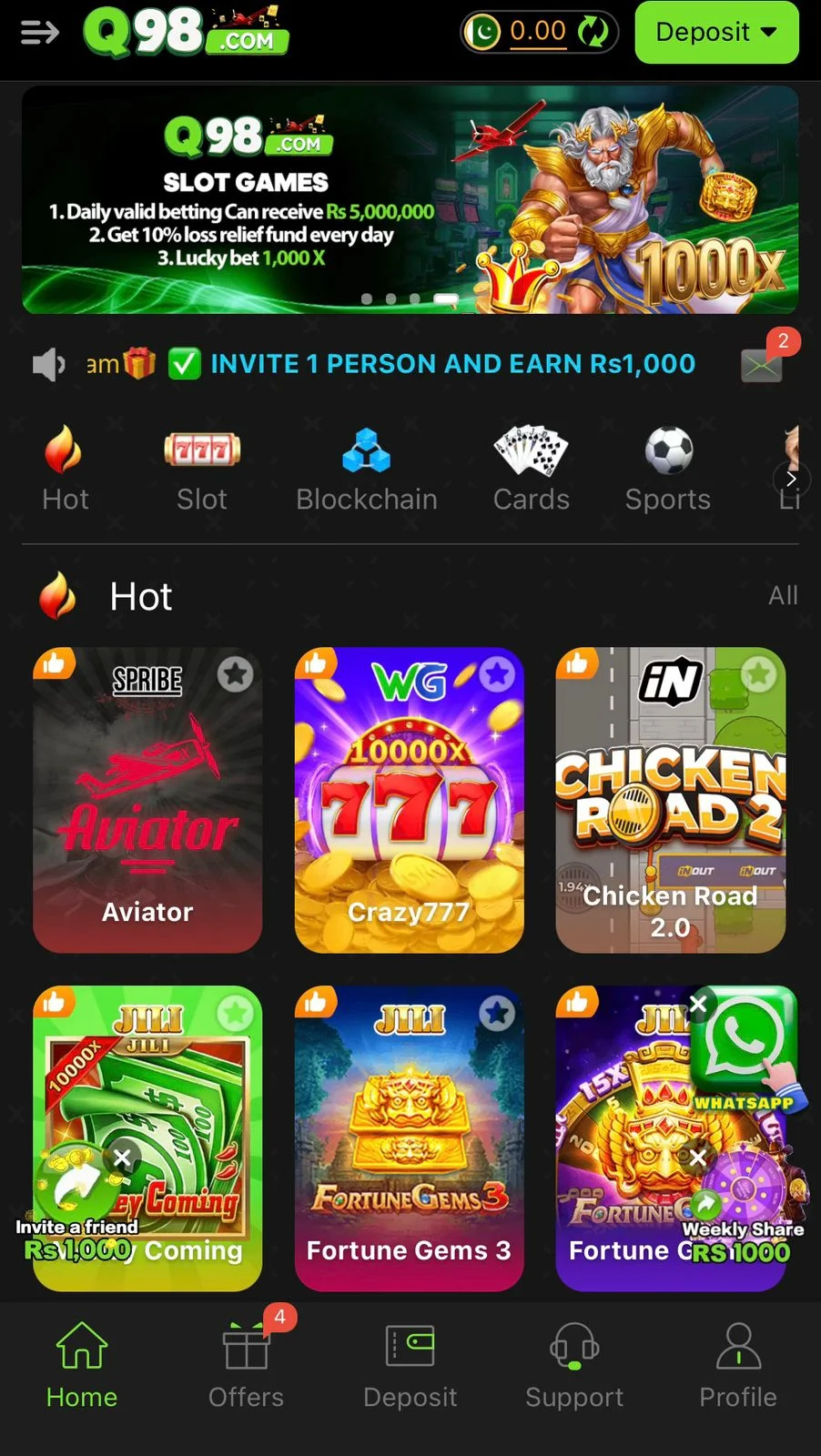 Q98 Game